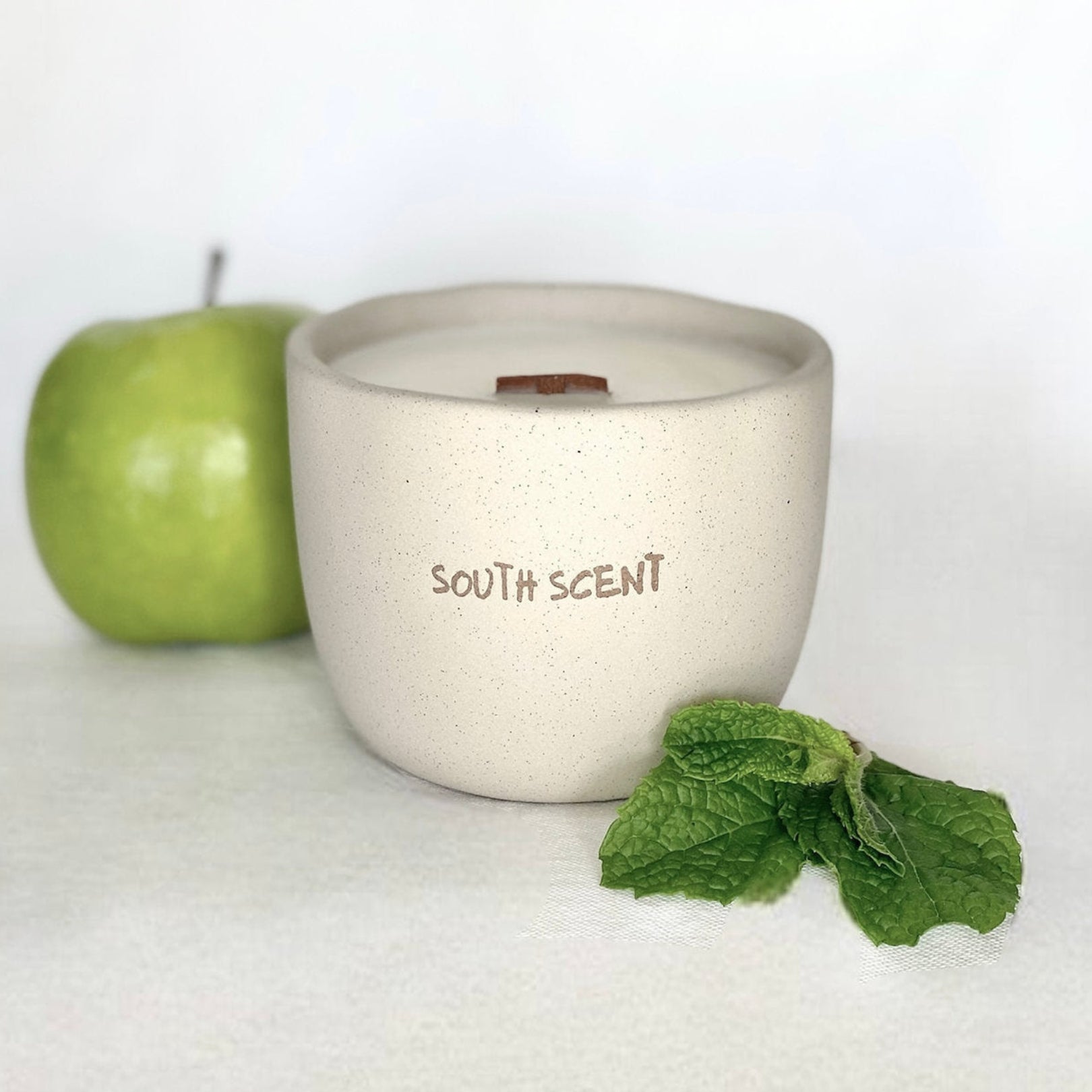 South Scent Apple + Mint Soy Candle