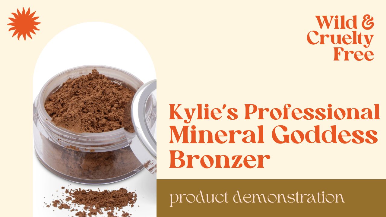 Load video: Kylie&#39;s Professional Mineral Goddess Bronzer Makeup Tutorial