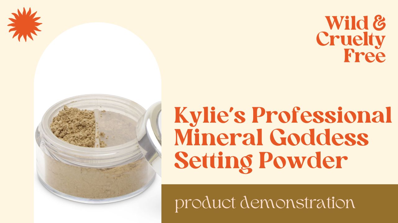 Load video: Kylie&#39;s Professional Mineral Goddess Setting Powder Review