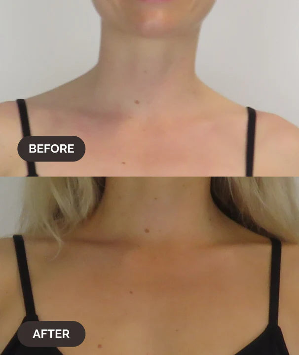 LAMAV Self Tan Mist - Before and After - Wild & Cruelty Free Australia