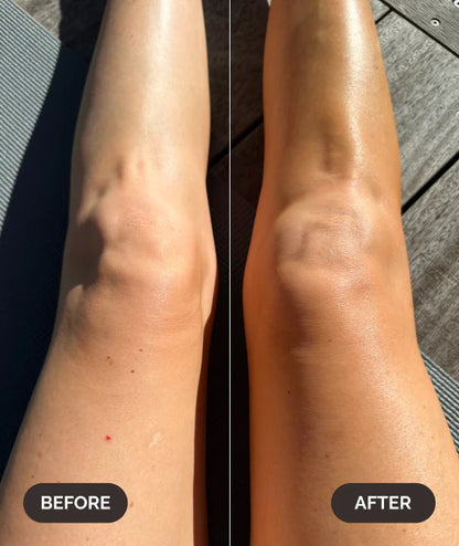 LAMAV Self Tan Mist - Before and After - Wild & Cruelty Free Australia