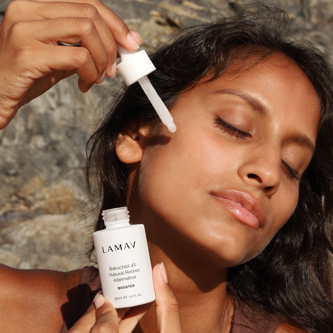 LAMAV 4% Bakuchiol Natural Retinol Alternative Serum - Cruelty Free and Vegan Certified Organic Skincare