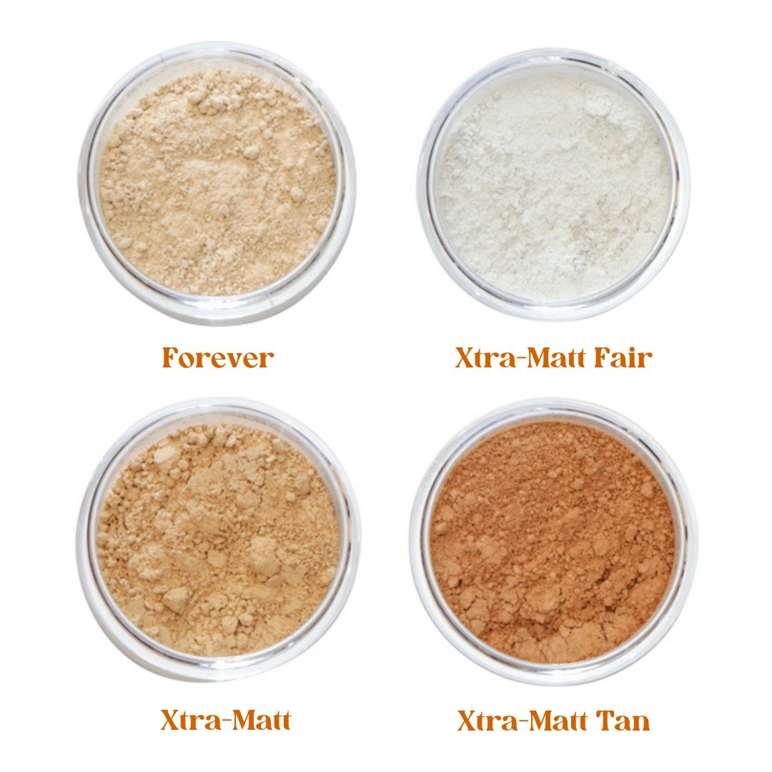 Kylie's Professional Mineral Goddess Setting Powder Swatches