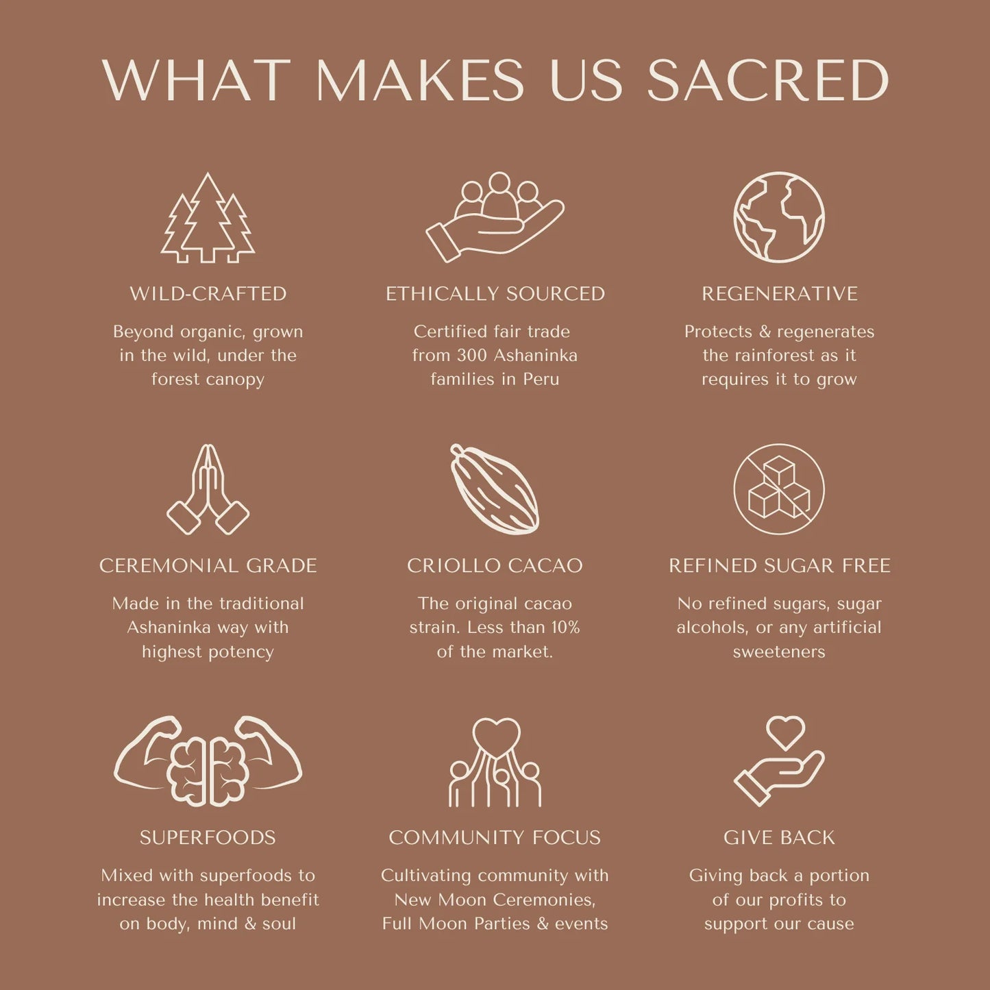 Sacred Taste 'Earth' Original Cacao Drinking Powder Australia