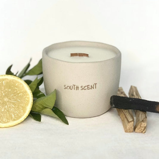 South Scent Woodsmoke + Lemon Myrtle Soy Candle