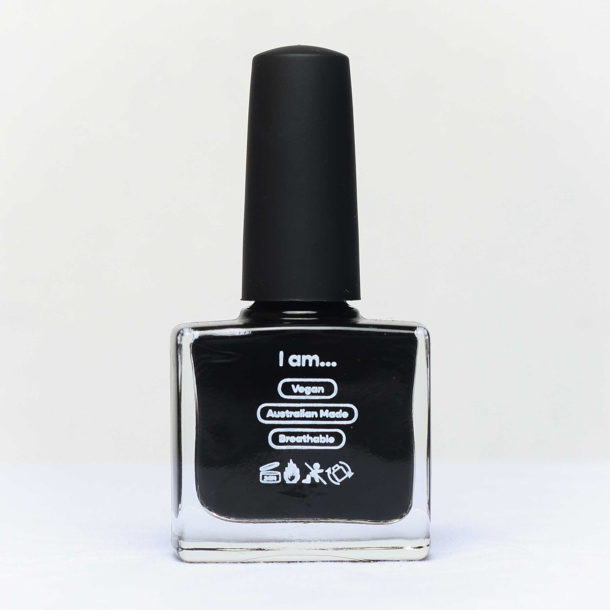 SAMA Black Nail Polish - Rohan - Vegan and Cruelty Free Nail Polish Australia